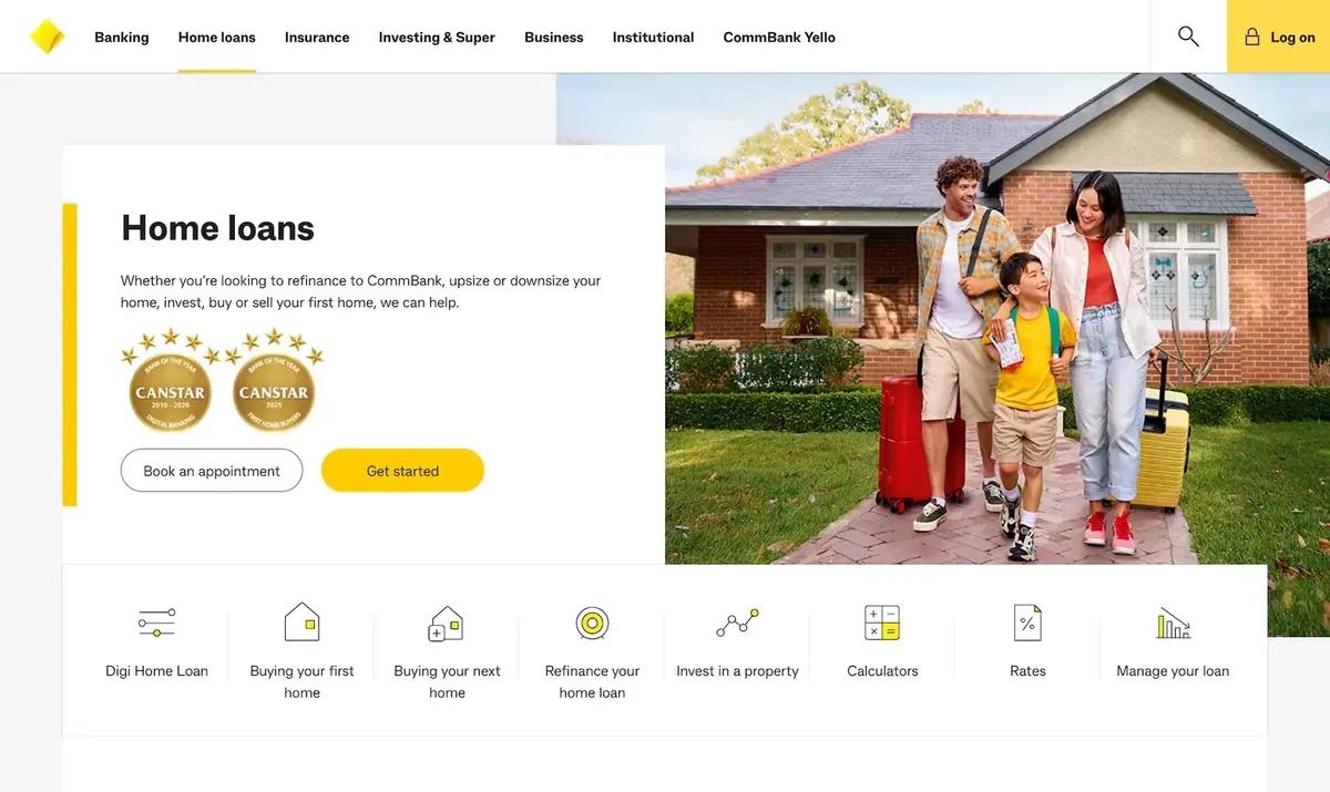 CommBank website rebuild